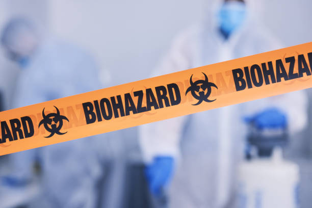 Professional Blood Cleanup technician working in Demarest, NJ